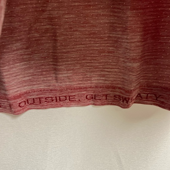 Lululemon Get Outside Get Sweaty Vent Tee Red Size Medium - Picture 4 of 5